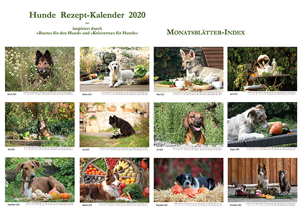 forbruge silhuet Shipley Kalidor-Verlag » Hunde Rezept-Kalender 2020